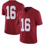 NCAA Men's Alabama Crimson Tide #16 Jayden George Stitched College Nike Authentic No Name Crimson Football Jersey ON17Z45GZ